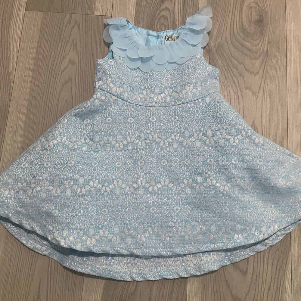 Girls 2T Blue Fancy Dress